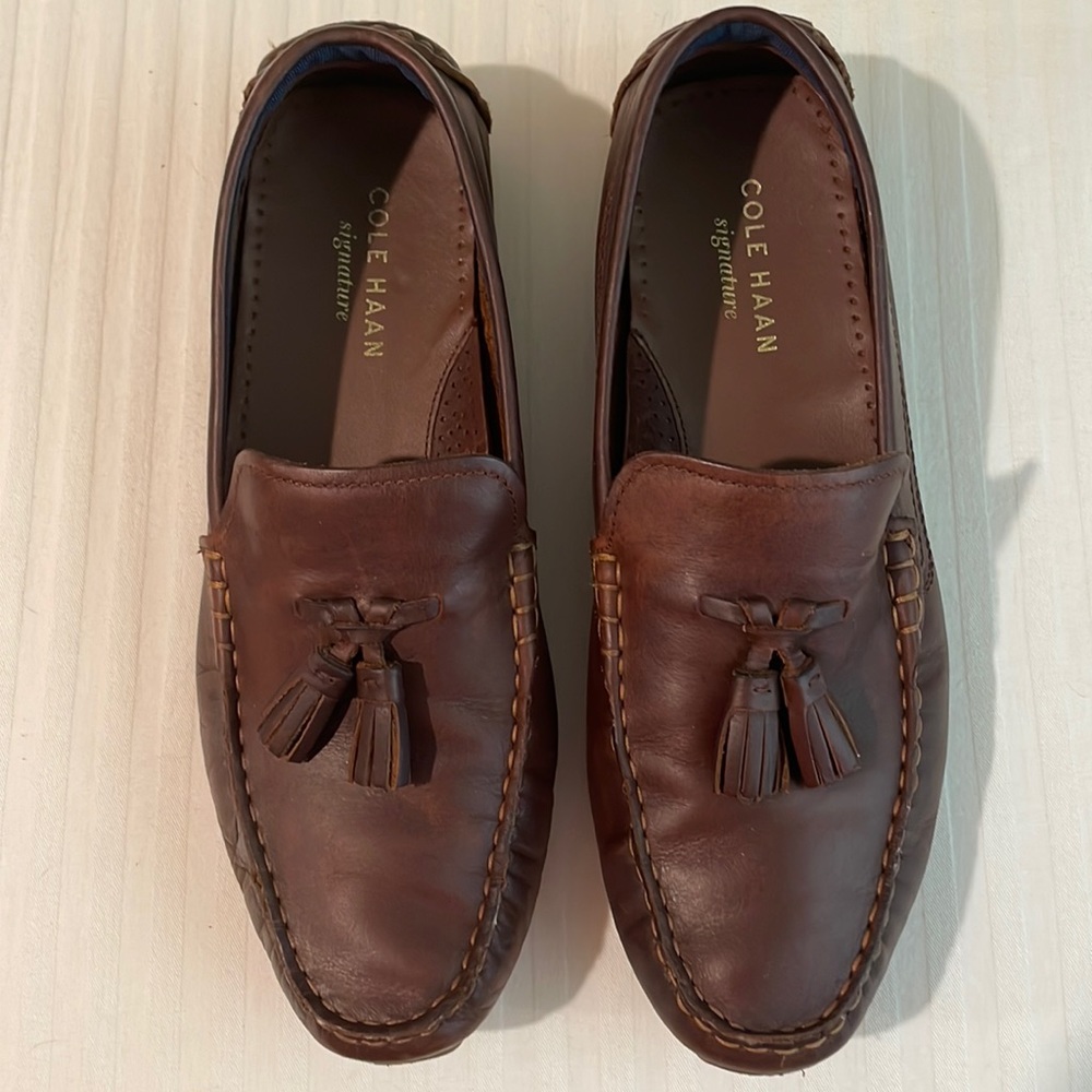 Cole Haan Kelson Leather Tassel Loafer Mens size 8 1/2